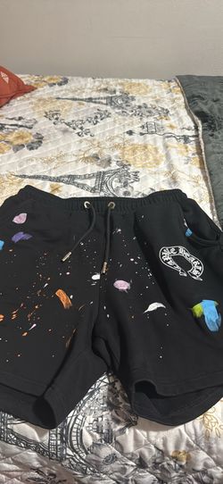 Chrome heart shorts