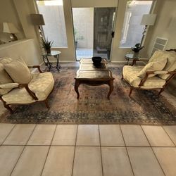 Game Coffee Table And 2 Chairs 