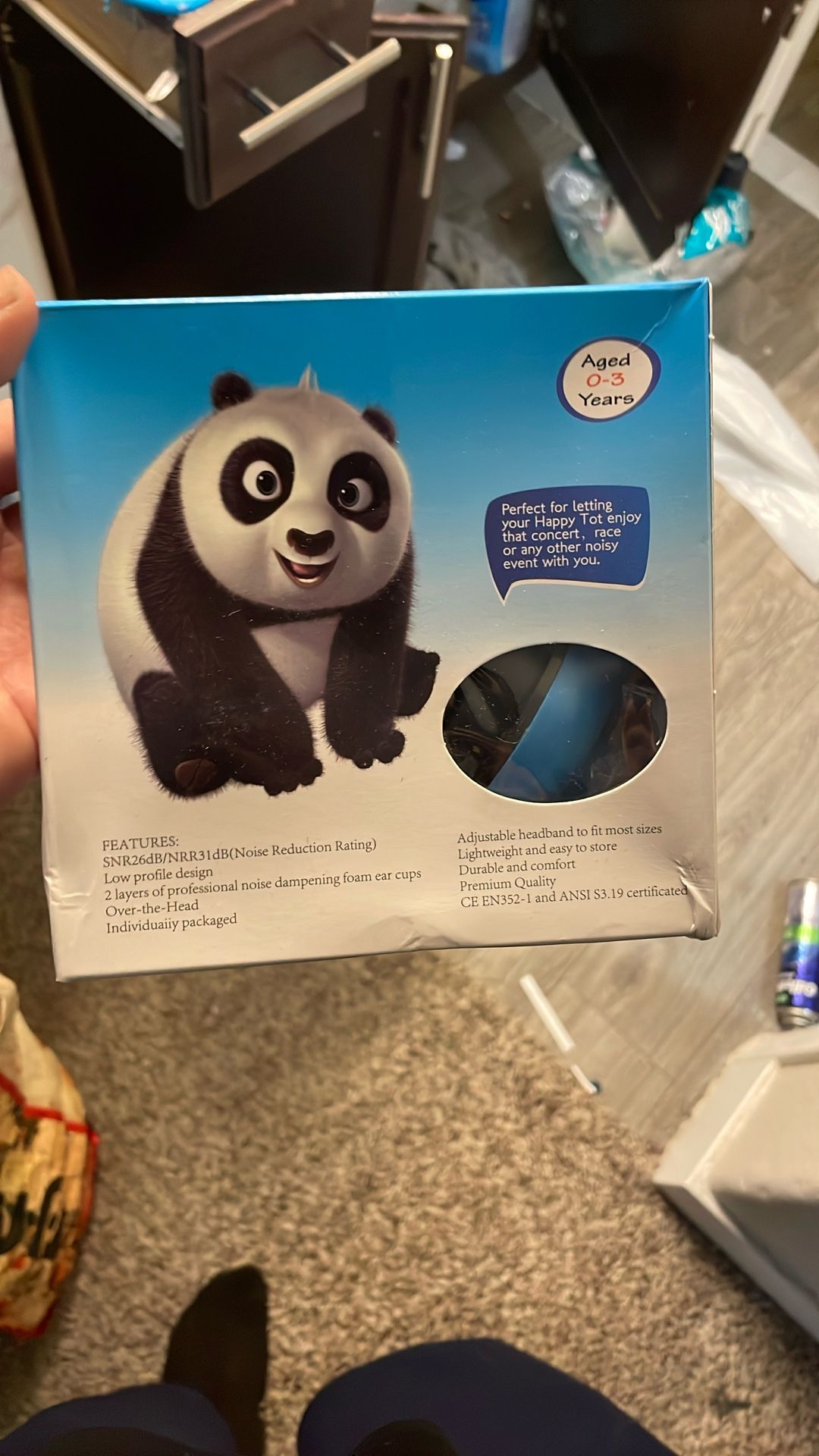 New Baby Sound Reducing Earmuffs 