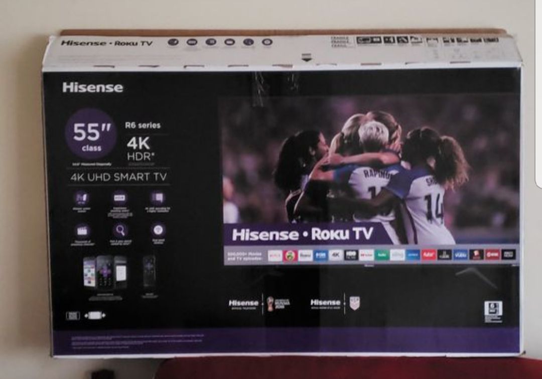 55 inch R6E 4K UHD Hisense smart TV