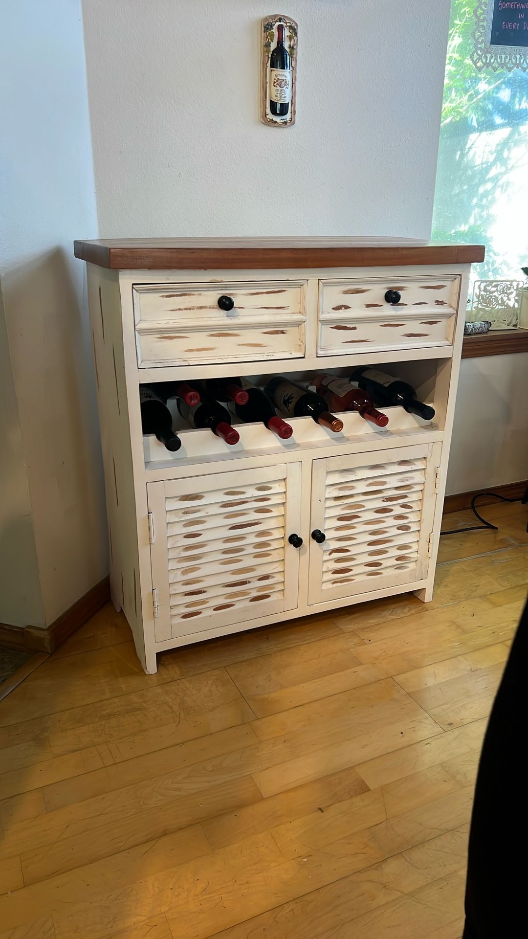 Solid Wood Wine Rack / Buffet