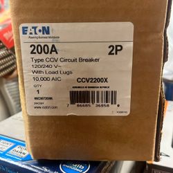 Eaton Cutler Hammer CCV2200X 200 Amp With Load Lugs Type CCV Circuit Breaker