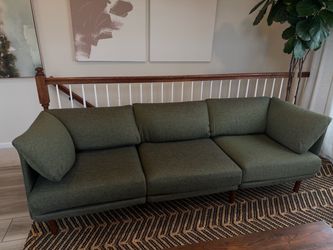 Burrow Range 3-Piece Modular Sofa – Green
