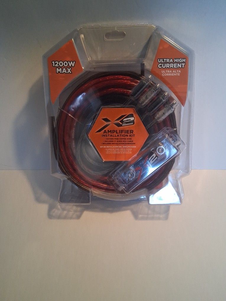 SCOSCHE 4 GAUGE OFC OXYGEN FREE COPPER 1200W CAR AMPLIFIER INSTALL KIT