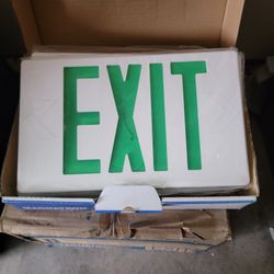 7 Brand New LED Exit Signs For Sale