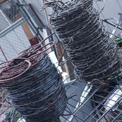 2 Rolls Of Barbed Wire Fencing