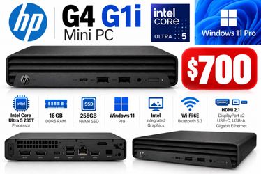 Mini PC HP G1i Ultra 5 235T 16Gb 256Gb Win 11 Pro