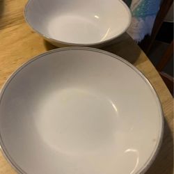 2 Simplicity Fine China Serving Bowls