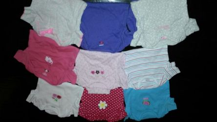 6 mon onsies carters and more