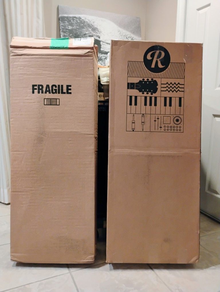 Electric Guitar Shipping Boxes And Packing Materials,, Pick Up In Simi Valley