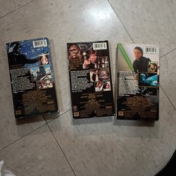 Star Wars Empire Strikes Back,Return Of Jedi And star Wars And Also Star Wars 1 The phantom Menace 