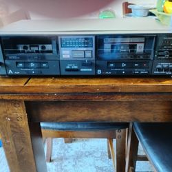 Sony Dual Cassette Tape Player In Working Condition 