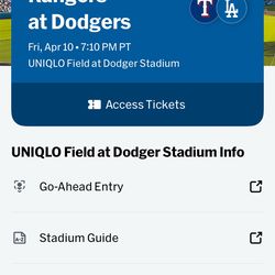Dodgers vs Rangers 4/10 Ohtani Bobblehead