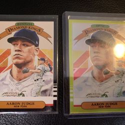 AARON JUDGE 2019 Panini Donruss Optic Card & Regular Card 