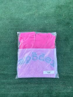 PINK RHINESTONE SP5DER HOODIE