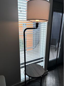 Floor Lamp with Table