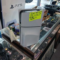 Sony PS5 Slim Disc Console 1Tb With Box & 1 Controller 