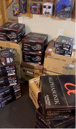 **** TON’S OF BRAND NEW CAR AUDIO ***LOWEST PRICES IN THE CITY!!!!