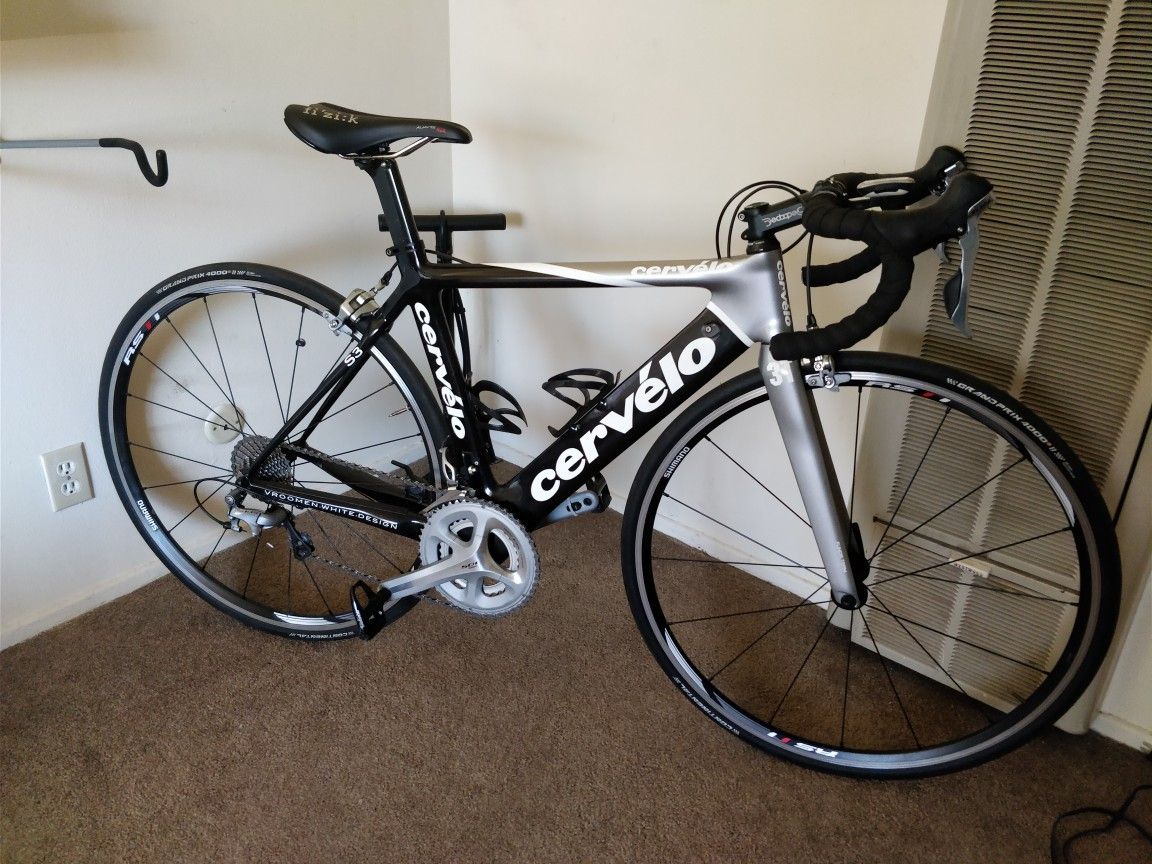 2009 Cervelo S3, 105 group, carbon fiber bike