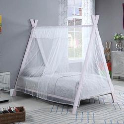 Twin Metal Tent Bed Frame. Mattress Sold Separately 