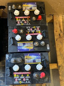 Golf cart batteries 6-volt