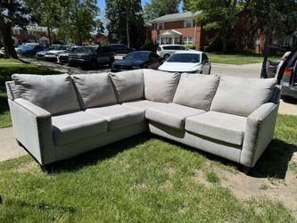 Ashley Furniture Large Gray Sectional Sofa