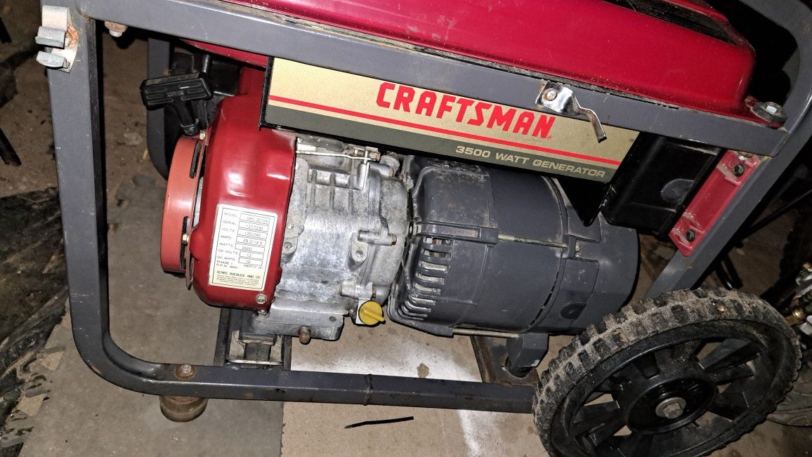 Craftsman 3500 Generator!