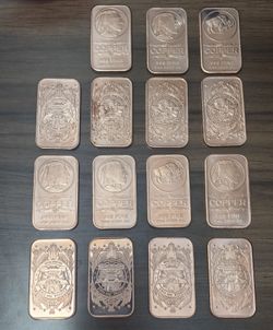 1oz Copper Bars
