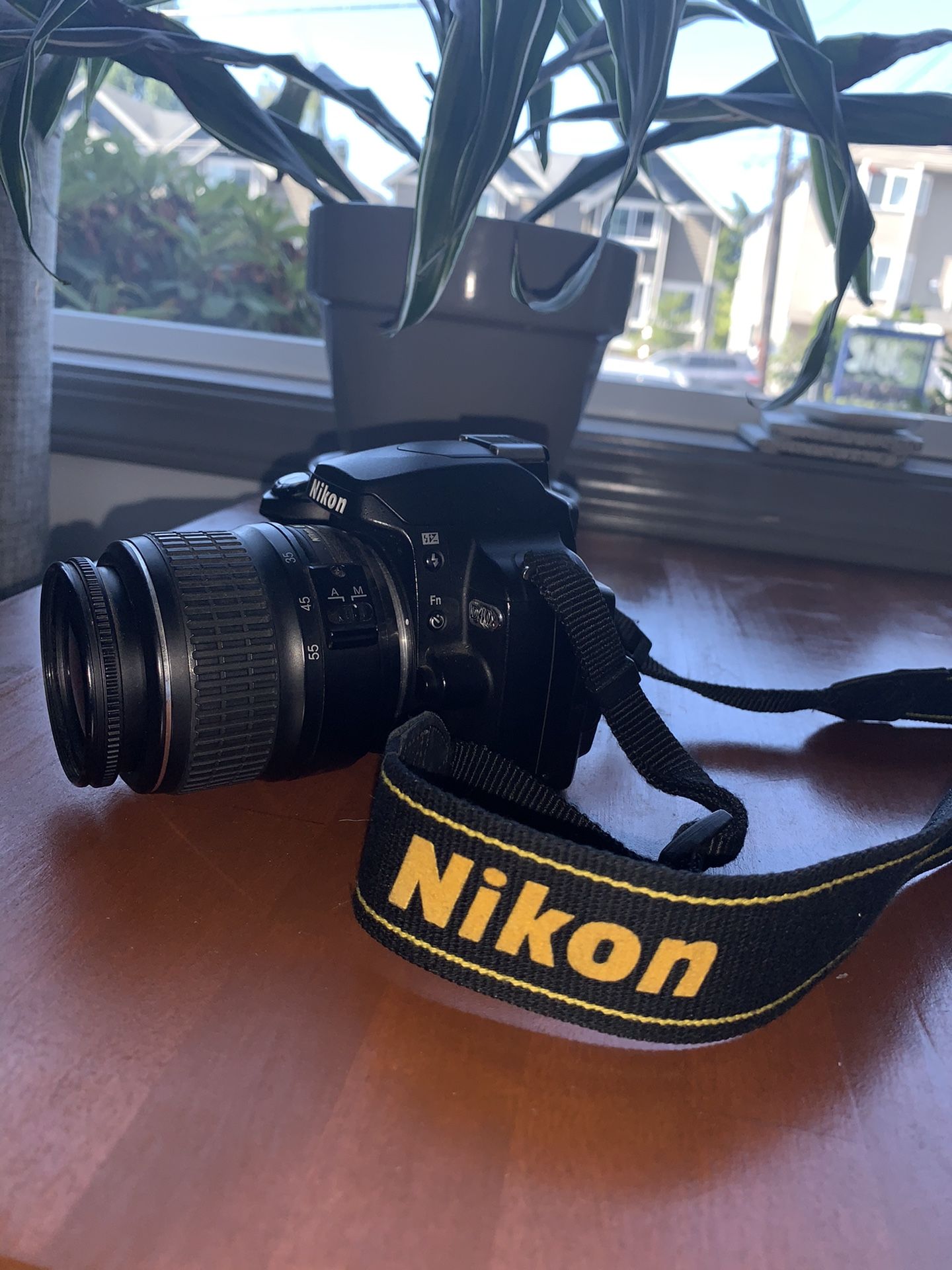 Nikon D40x with 18-55mm lens
