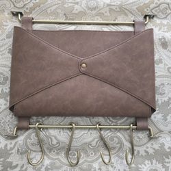 Brown Leather Paper Hanger