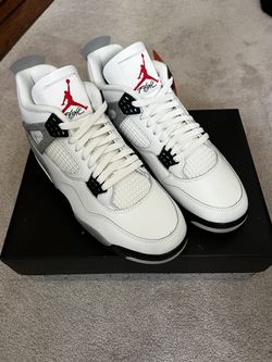 Jordan 4 Retro White Cement Size 12 DS