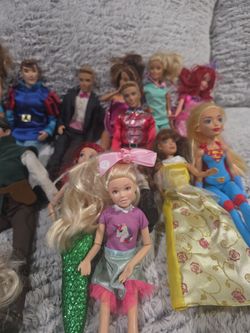 VINTAGE BARBIE KEN different faces Collectors only 15 plus 2 small good C
