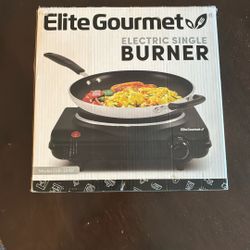 Elite Gourmet Electric Single Burner 