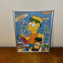 Bart Simpsons VS. The Space Mutants - Nintendo Power Magazine Poster Frame 