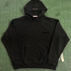 🖤 ESSENTIALS FULL SET – LIMO BLACK (HOODIE + SWEATPANTS) – SIZE M – BRAND NEW