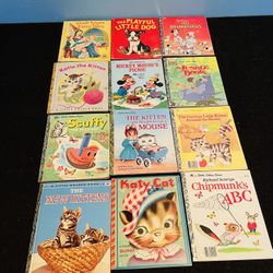 Vintage Little Golden Book Lot 