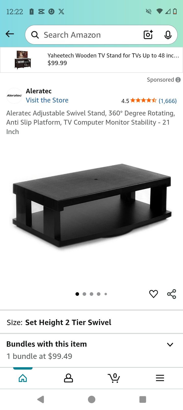 Swivel Monitor Stand