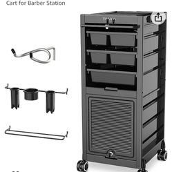 Lockable Salon Hair Station