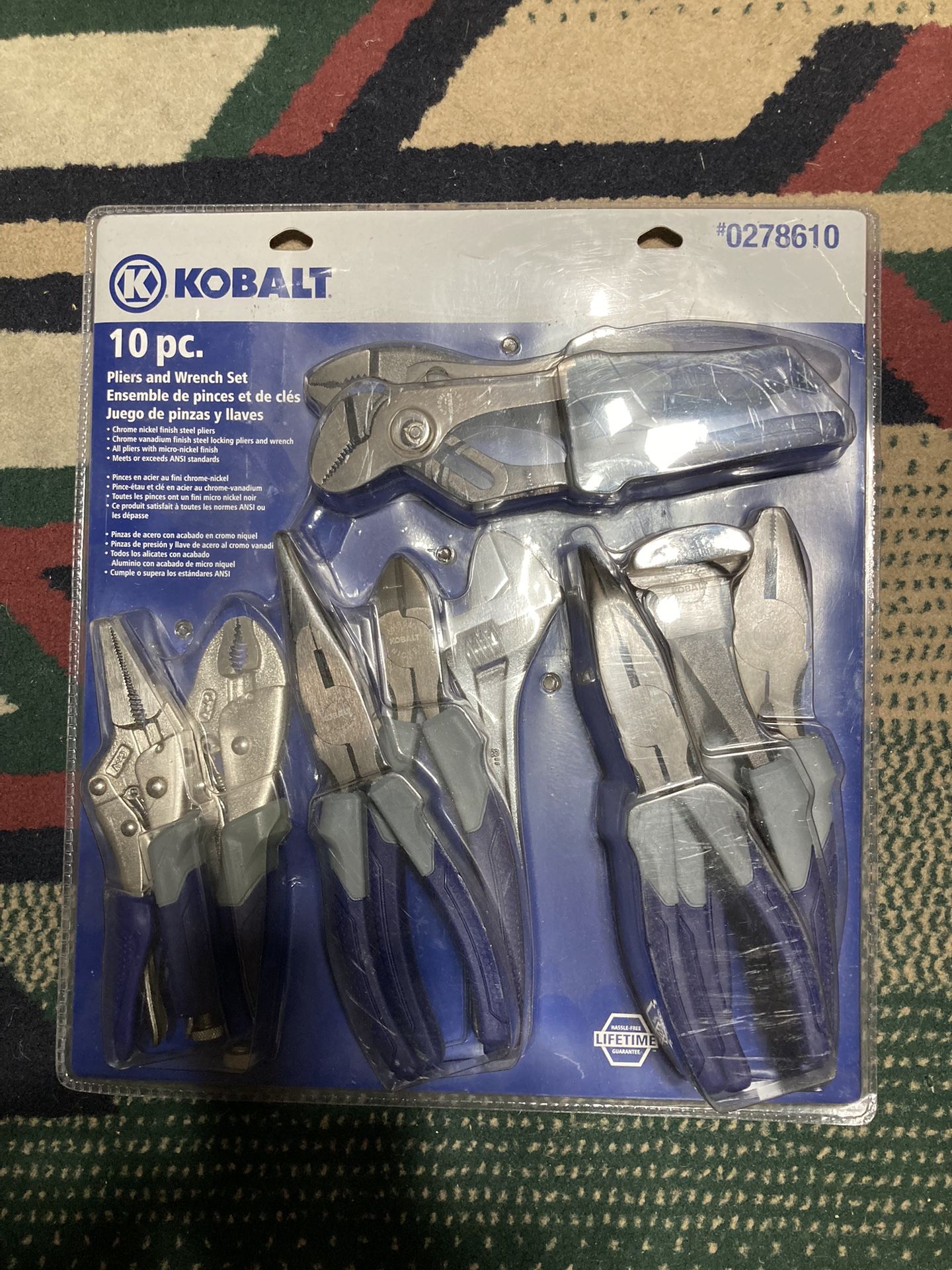 Pliers & Wrench set