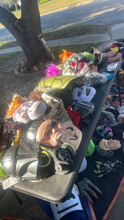 Halloween Costume Masks Lot
