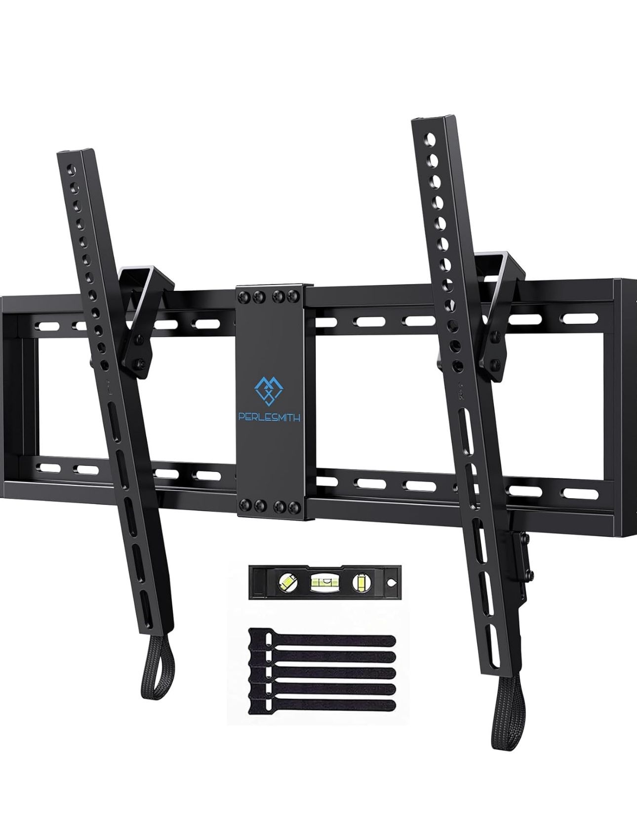 PERLESMITH UL Listed TV Mount for Most 37-82 inch TV, Universal Tilt Holds Up To 132 Lbs