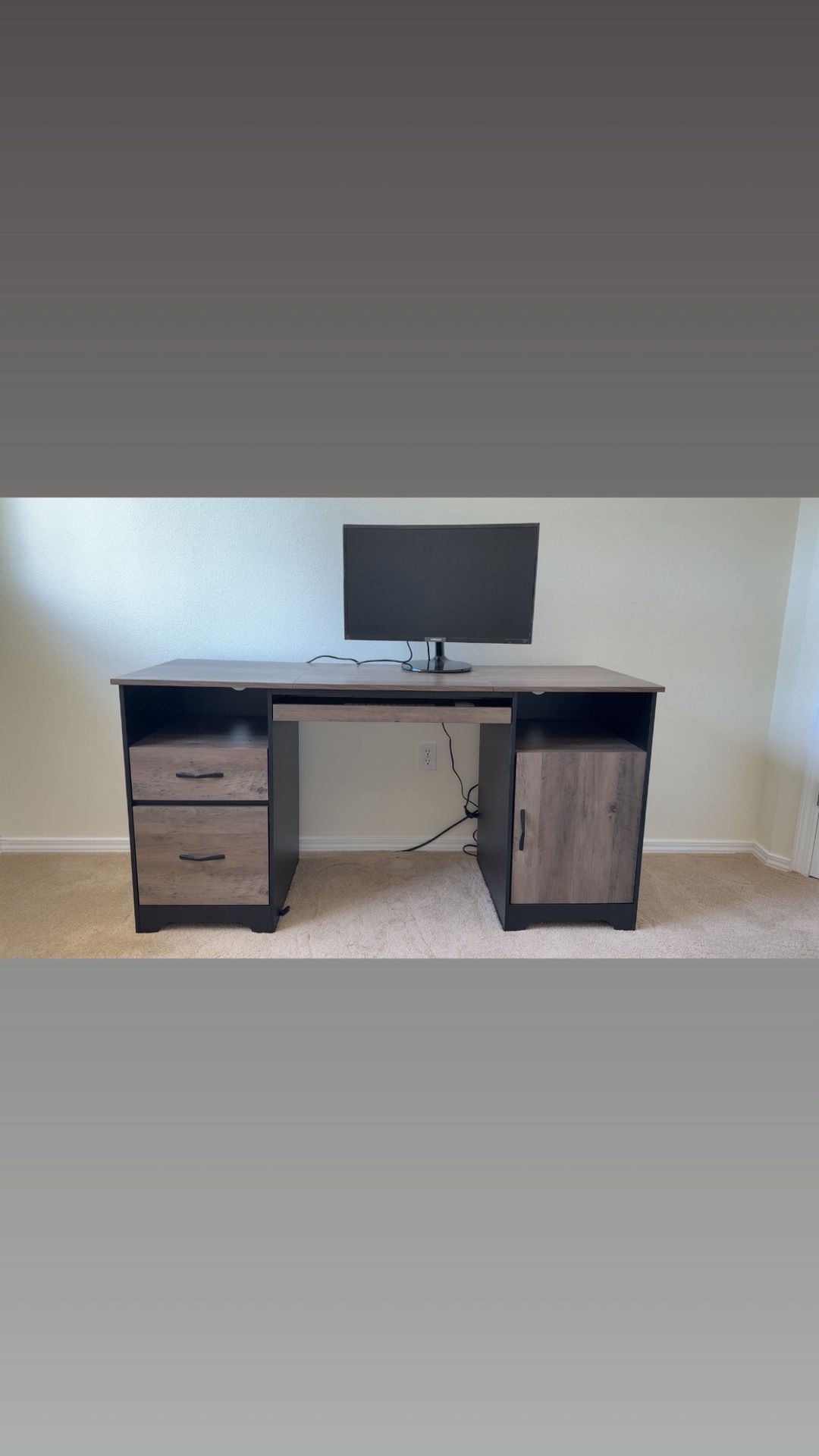 Brand new Bestier 59” Executive Desk