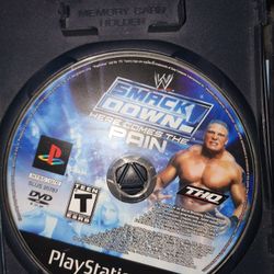 WWE Here Comes The Pain Ps2 Game