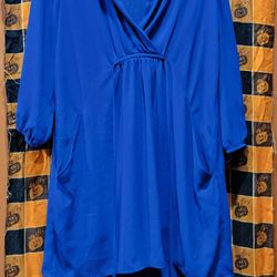 Bar III Dress ( Blue / Size  XXS)