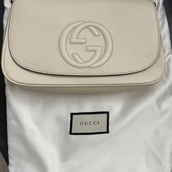 Gucci Women White Handbag Authentic 