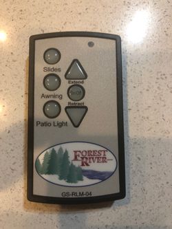 FOREST RIVER RV REMOTE CONTROL