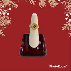 Stainless Steel Turkish Evil Eyes Rings One size 