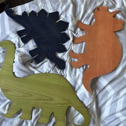 Wooden dinosaur Kid Room Decor $15 OBO
