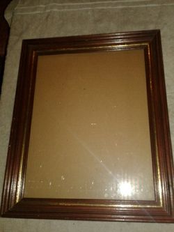 Brown and Gold Picture Frame 11x14
