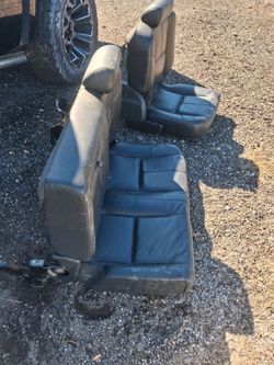 07-13 gmc/chevy leather seats